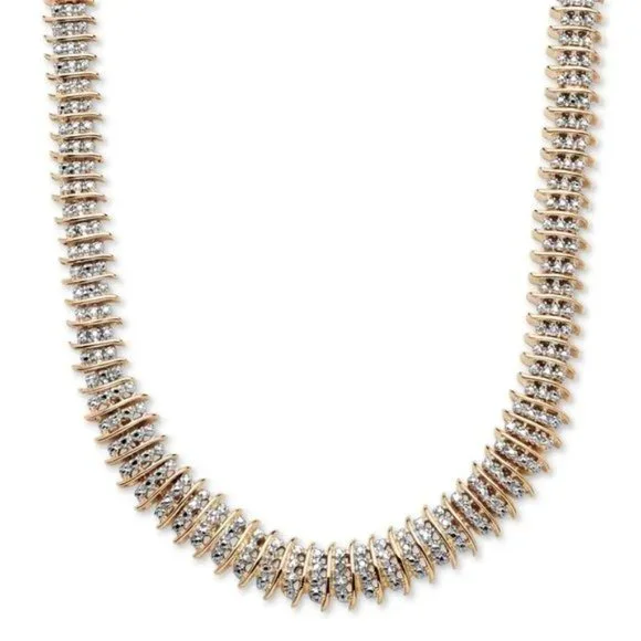 Genuine Diamond Tennis Necklace